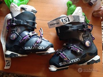 scarponi da sci salomon quest misura 24