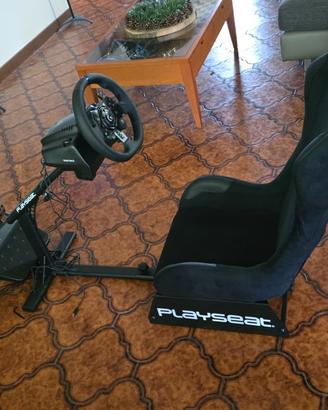 Volante logitech g923 con telaio playseat
