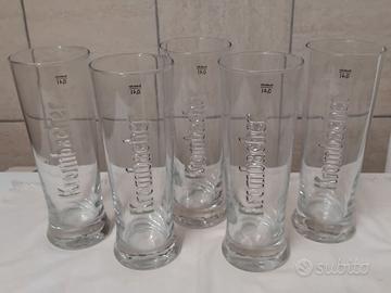 BICCHIERI BIRRA PUBBLICITARI KROMBACHER 0,40