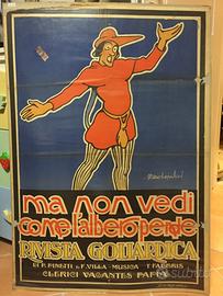 Manifesto "Ma non vedi come l'albero pende"