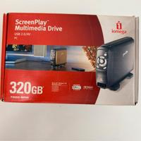 Iomega ScreenPlay 320GB Hard Disk Multimediale USB