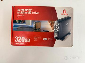 Iomega ScreenPlay 320GB Hard Disk Multimediale USB