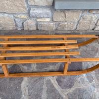 Slittino vintage Davos in legno