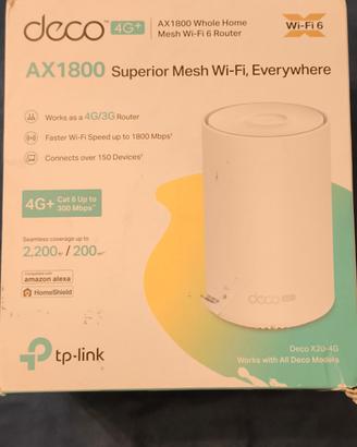 TP-Link Router 4G+ mesh Wi-Fi 6 Deco X20-4G