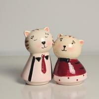 Gattini in ceramica con calamita soprammobili