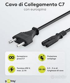 Cavo Alimentazione Echo Sub 3mt NUOVO