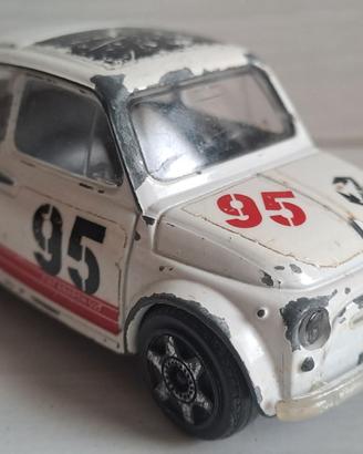 Modellino BBURAGO Fiat 500 Abarth in scala 1/43