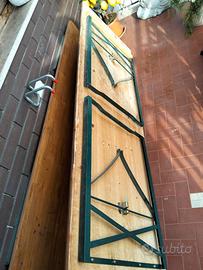 Tavolo e panche giardino