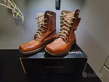 Stivali in pelle vera colore marroncino chiaro