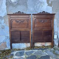 COPPIA DI LETTI LIBERTY IN NOCE