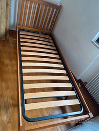 Letto singolo+rete+materasso