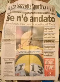 gazzetta dello sport morte Pantani 