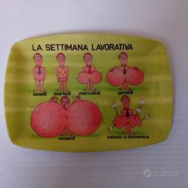 Porta oggetti con settimana lavorativa