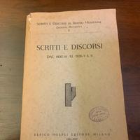 Mussolini scritti e fiscorsi 1925-1926.Hoepli 1934
