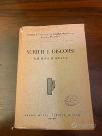 Mussolini scritti e fiscorsi 1925-1926.Hoepli 1934