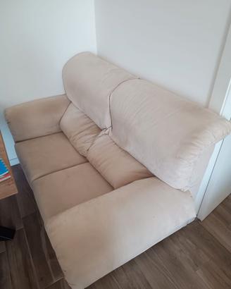 Divano due posti con pouf