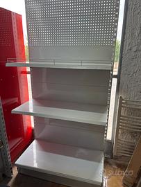Scaffale espositore bianco