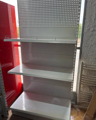 Scaffale espositore bianco