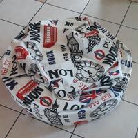 Pouf morbido stile "England"