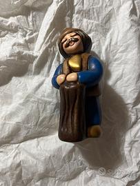 Presepe thun classico uomo con ceppo legno