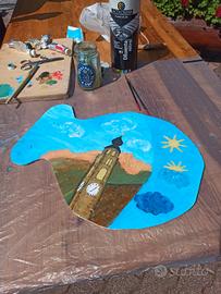 Segnatempo con Bacchetta di Legno–Igrometro Natura