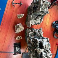 Nave per acquario 60 cm con accessori