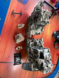 Nave per acquario 60 cm con accessori