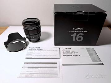 Obiettivo Fujifilm XF 16mm F1.4 R WR - ECCELLENTE
