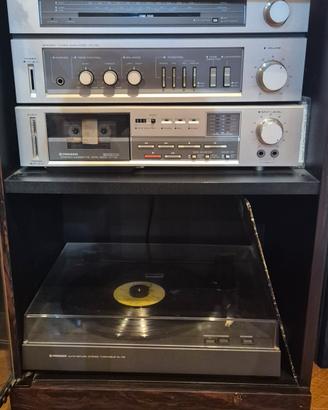 Impianto Stereo Hi-Fi Pioneer anni '80 Completo 
