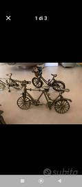 collezione di biciclette in argento 