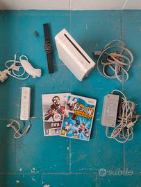 console Wii con giochi 