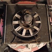 radiatore originale e ventola Clio 1.8 e Williams 