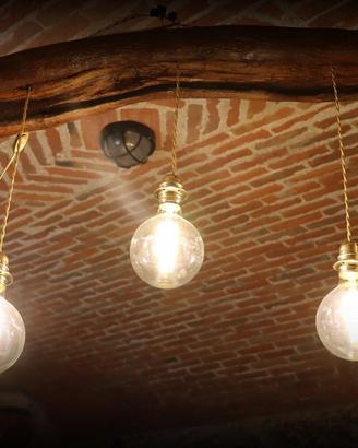 Lampadario fatto a mano