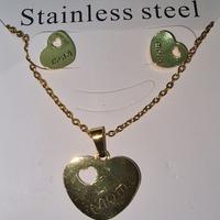 set collana e orecchini 