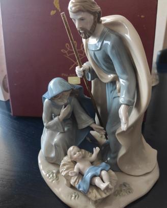 Presepe sacra famiglia in ceramica