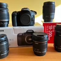 Canon D90 + obiettivi originali Canon