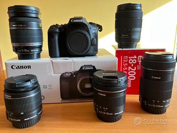 Canon D90 + obiettivi originali Canon