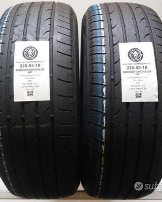 2 gomme 225 55 18 bridgestone a11510