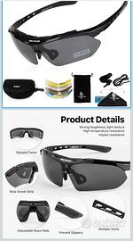 Occhiali Runner Ciclismo sport NUOVI