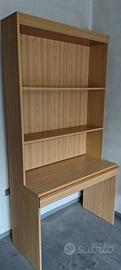 LIBRERIA SCRIVANIA INTEGRATA LEGNO RAGAZZI ADULTI