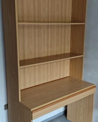 LIBRERIA SCRIVANIA INTEGRATA LEGNO RAGAZZI ADULTI