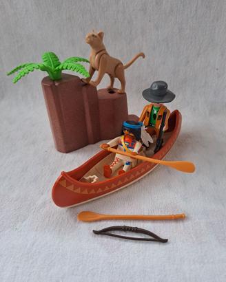 Playmobil 3875 esploratori con canoa