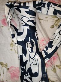 cravatta uomo Chagall blu bianca 