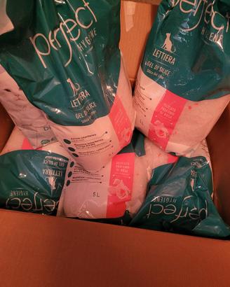 Lettiera al silicio per gatti