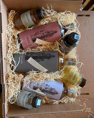 7 liquori in cofanetto liquoreria Cutina Catignano