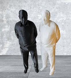 Deviazione statua humarell lavori cantieri casa