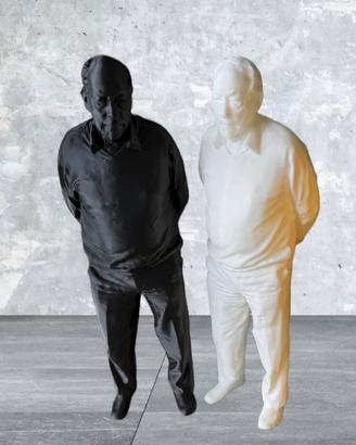 Deviazione statua humarell lavori cantieri casa