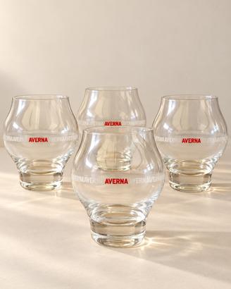 Set 4 bicchieri pubblicitari Averna da collezione