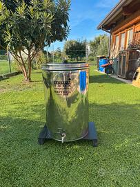 Fusto acciaio inox 100lt