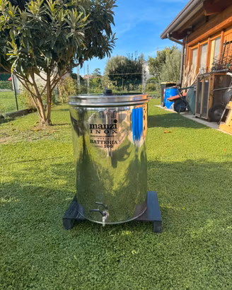 Fusto acciaio inox 100lt